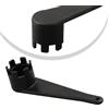 ZMdooreasy Chiave compatta da 12 cm per valvole gommoni e zattere (6 fori) | Adatto a valvole a 6 fori, per una costruzione durevole in PVC, design leggero, facile presa, essenziale per la riparazione