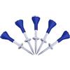 TAZIZI 5 tee da golf con palline da golf | Tee da golf regolabili in altezza; supporto per palline da golf; all'aperto; leggero; stabile; accessori