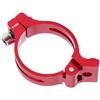 our fave Supporto in lega per deragliatore anteriore, 34,9 mm, rosso | per il servizio di manutenzione della bici da strada Aggiornamento Posizionamento riparazione uso