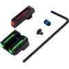 Zzhununt Mirino a fibra ottica G42/43 rosso anteriore e verde mirino posteriore per | Modelli MOS incompatibili