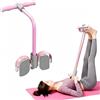 Noaxylic Fitness Corda Eelastica per Pedali, Allenatore addominale 6 Tubi | Corda per Crunches con Pedali, Pedalatore Fitness, Multifunzione Resistenza Allenamento, per Fitness Dimagrante Yoga