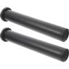 Homoyoyo Manicotto Adattatore per Bilanciere 2 Pollici, Set Nero | PP e Acciaio Inox, Installazione Chiave Inclusa, per Power Rack e Uso Domestico