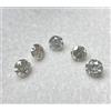 NATURAL ROSE CUT DIAMONDS Diamante Naturale Lotto Sale Pepe Rotondo Brilliantcut 1.3MM (Piccoli) 5 Pezzi