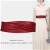 NONE Abito esterno alla moda di nuova concezione decorato con coperchio a tenuta cintura in morbida pelle rossa ampia cintura da donna in pelle elastica da 7cm