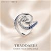 Thaddaeus Ring Wave 2023 Summer Brand New Fine Jewerly Pure Solid 925 Sterling Silver regalo romantico per le donne
