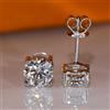 IOGOU 3mm/4mm/5mm/6.5mm/8mm/9mm/10mm/11mm D VVS1 Moissanite Orecchini con perno in argento 925 Orecchini a quattro artigli per le donne Gioielleria raffinata