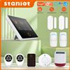 Staniot WiFi SecPanel 5 sistema di allarme domestico Wireless Tuya Smart 4.3 "Kit di sicurezza Touch Screen sirena integrata APP telecomando,Batteria integrata da 1500 mAh, supporto per Alexa