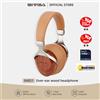 SIVGA SV021/Robin Cuffie Over-ear Close-back in Legno con Suono Bilanciato ad Alta Fedeltà, Driver Dinamico Cablato da 50mm