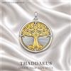 Thaddaeus Ciondolo albero d'oro nuovissimo gioielleria raffinata accessori stile europeo regalo vintage in argento sterling 925 per donna uomo