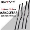 BUCKLOS 31.8mm MTB Manubrio 660mm 720mm 760mm Mountain Bike Manubrio 25.4mm Ultraleggero In Alluminio Manubrio Accessori Per Biciclette