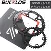 BUCKLOS 110 BCD Corona per bici da strada Corona a doppia velocità 5 fori Corona ultraleggera 50/34T 52/36T 53/39T Ruota dentata per bicicletta