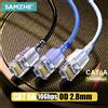 SAMZHE Cavo Ethernet Sottile SAMZHE Cat6A 10Gbps, Cavo di Rete Compatibile con 1000Mbps/10000Mbps per Router, Computer Domestico e Banda Larga