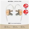 SIVGA Que Auricolari con Driver Dinamico a Diaframma Placcato in Berillio da 10mm, Cuffie In-Ear Cablate ad Alta Fedeltà, Legno di Acero Bianco