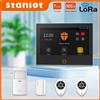 staniot Sistema di Allarme di Sicurezza Staniot LoRa Versione 7 Pollici WiFi 4G Tuya Smart Home Kit Antifurto con Distanza di Trasmissione 500m e Sirena Integrata