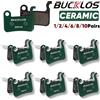 BUCKLOS Pastiglie freno a disco idraulico in ceramica per SHIMANO A01S M06 M07 Pastiglie freno MTB per bicicletta da strada Pastiglie freno a disco resistenti all'usura