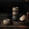 PDQ 1pc stile giapponese fatto a mano in gres tazza da tè Kung Fu set da tè tazza da tè piccola tazza singola stile antico tazza da strada silenziosa ciotola tazza da tè