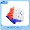 GAN [JudyCube] MOYU AOSU V7 4X4X4 Magneti da pista UV Magic Speed Cube Stickerless Aosu Fidget Toys Aosu v7 4X4 Cubo Magico Puzzle