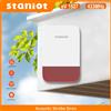 staniot Sirena Wireless Stroboscopica Staniot 120dB ad Alto Decibel con Batteria Integrata da 5000mAh, Impermeabile per Interni/Esterni, Supporta Ricarica con Pannello Solare