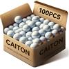 Caiton 100 pezzi palline da Golf a 2 strati-332 fossetta, distanza massima, controllo della rotazione, durevole, precisione-per allenamento e gioco di Golf