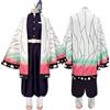 HOLOUN Anime Kochou Shinobu Costume Cosplay Parrucca Ricamo Viola Top Pantaloni Haori Cintura Farfalla Cos Regalo di Natale di Halloween