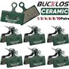 BUCKLOS Pastiglie freno a disco idraulico in ceramica per SHIMANO G01S G03C 1/2/4/6/8/10 paia Pastiglie freno MTB Pastiglie freno a disco resistenti all'usura