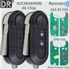 DR 4A Chip 433.92 FSK FCCID:A2C 86460000 Flip chiave remota per auto o scheda PCB all'ingrosso per Fiat MOBI STRADA UNO FIORINO E MAIS