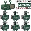BUCKLOS Pastiglie freno a disco idraulico in ceramica per SRAM AVID ELIXIR 1/2/4/6/8/10 paia Pastiglie freno MTB Pastiglie freno a disco resistenti all'usura