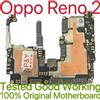 FUCHU Scheda madre originale sbloccata per Oppo Reno 2, scheda madre sbloccata con circuiti a chip e cavo flessibile