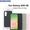 SAMSUNG Custodia in silicone originale per Samsung Galaxy A56 5G Custodia morbida in silicone A56 5G di alta qualità EF-PA566CBEGWW