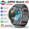 ChiBear Per OPPO Orologio X2 Astuto Della Vigilanza Degli Uomini 360*360 HD Schermo GPS Sport Fitness Tracker Bussola Frequenza Cardiaca BT Chiamate Smartwatch 2025 Nuovo
