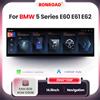 Bonroad Autoradio Multimediale Wireless Carplay Android Auto GPS da 14,9 Pollici per BMW Serie 5 E60 E61 E62 con Schermo Touch 2560*720P