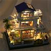 StartCabin Fai da te Mini casa delle bambole in legno Mobili Kit luce Casa delle bambole Casa Accessori in miniatura Giocattoli in legno fatti a mano Regali di compleanno 2015Nuovo