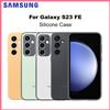 SAMSUNG Custodia in silicone originale per Samsung Galaxy S23 FE per Galaxy S23 FE Design morbido e sottile Cover in silicone morbido di alta qualità EF-PS711