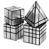 SENGSO Mirror Cube 2x2 3x3 4x4 Magic Tower Puzzle ad alta riflettività - Regalo di compleanno per addestramento logico per adulti e bambini