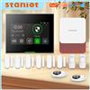 staniot Sistema di Allarme Domestico Staniot WiFi 433Mhz, Sensore per Porte e Finestre, Kit Casa Intelligente, Sirena Interna Wireless, Sistema di Sicurezza con Telecomando