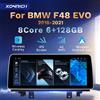XONRICH Lettore multimediale per auto carplay wireless IPS da 12.3 pollici per BMW X1 F48 X2 F39 2018-2021 EVO Android 14 GPS 4G Wifi navigazione stereo