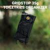 HODR GEAR HODRGEAR Organizzatore di articoli da toeletta ultraleggero UHMWPE Gridstop | Custodia in rete arrotolabile da 35 g | Cerniere YKK | Escursionismo e conservazione EDC UL GEAR