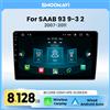 SMOONAVI Autoradio da 9 Pollici per Saab 93 2007-2011, Android 14, Carplay Wireless, Android Auto, GPS, IPS, DSP, 4G Wifi, 8 Core, Multimedia, RDS