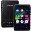 Famue PA03 Lettore MP3/MP4 Android Bluetooth con Audio Lossless | Schermo da 2,8 Pollici | 48GB | WiFi | Scarica SQ HIFI da YouTube/Twitter/Spotify