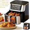 Seeiswork Friggitrice ad Aria da 12L con Forno Tostapane, Schermo Touch LED, Ampia Finestra Visiva, Accessori Inclusi, Alta Circolazione d'Aria Calda