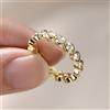 IOGOU Anello Eternity Completo in Oro 14k con Moissanite Rotonda da 3mm Certificata GRA, Fascia Impilabile per Donna 2026