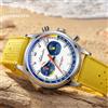 ADDIESDIVE reloj Orologio da uomo 0S21 Cronografo 10Bar Impermeabile 38mm AD2549 Gomma fluorocarbonica BGW9 Orologio al quarzo super luminoso