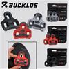 BUCKLOS Tacchette Autobloccanti BUCKLOS per Pedali Bici da Corsa Professionali LOOK KEO, Tacchette con Angolo di Apertura 0/4.5/9 Gradi