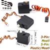 YSIDO Servomotore YSIDO 17g Mini Servo a Tre/Cinque Fili per Auto RC SCY JJRC Q130 MJX 1:16, Aereo, Barca, E-Revo, Robot