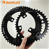 BUCKLOS Corona per Bicicletta BUCKLOS 110 BCD 34/36/39/50/52/53T, Corona a Doppia Velocità per Bici da Strada, Compatibile con SHIMANO R7000 R8000
