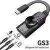 NONE Adattatore USB esterno da USB a scheda audio da 3,5 mm 7.1 per giochi PUBG, scheda audio esterna plug and play per computer, PC, laptop