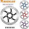 BUCKLOS Disco Freno BUCKLOS per Bicicletta 160mm, Dissipazione del Calore, Disco Freno Ultraleggero 180mm, Rotore Freno Bici 140mm, Rotore Freni Bici 203mm