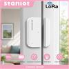 staniot Rilevatore di Contatto Wireless LoRa Staniot, Batteria a Lunga Durata 5 Anni, Trasmissione Remota 500m, Sensore per Porte e Finestre per Sicurezza Domestica