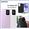 SAMSUNG Custodia Protettiva Originale S-View Flip Clear View Mirror per Samsung Galaxy A55 5G EF-ZA556