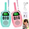 NONE Set di 2 Walkie Talkie per Bambini, Ricaricabili USB, 22 Canali, Radio Bidirezionale, Portata 3KM, con Torcia, Regalo per Bambini